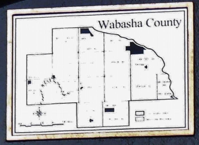 Marker detail (<i>side 2</i>): Wabasha County image. Click for full size.