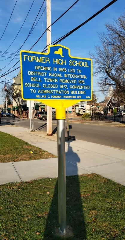 Former High School Marker image. Click for full size.