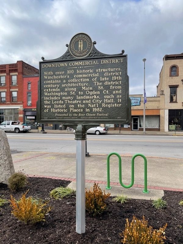 Downtown Commercial District Marker image. Click for full size.