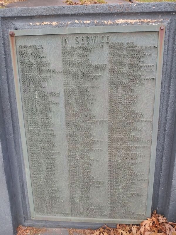 World War I Memorial image. Click for full size.