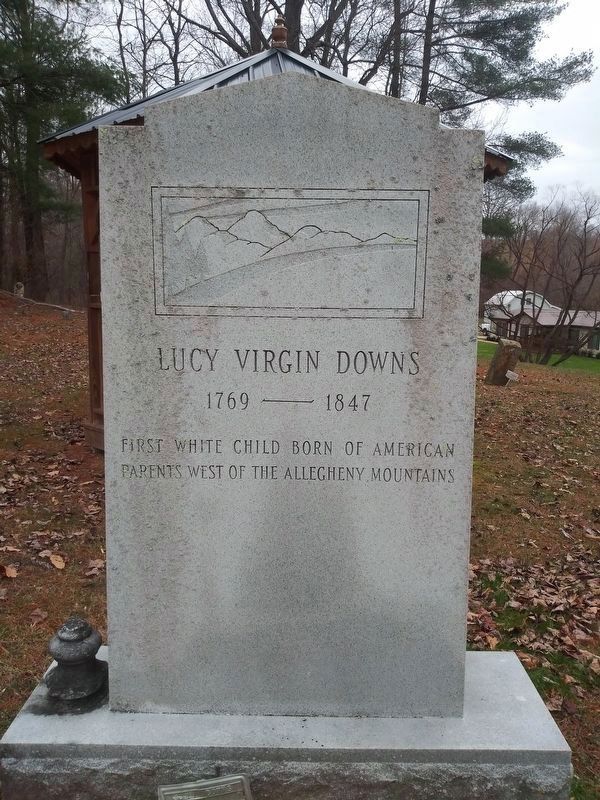 Grave of Lucy Virgin Downs image. Click for full size.