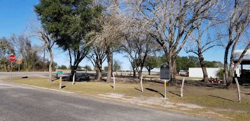 A view of the intersection with the marker. Click for full size. A view of the intersection with the marker image. Click for full size.
