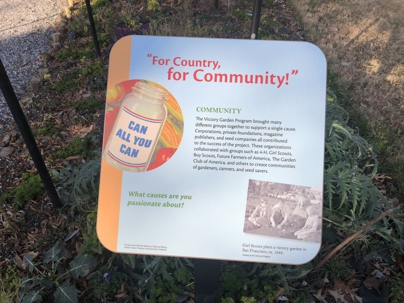 "For Country, for Community!" Marker. Click for full size. "For Country, for Community!" Marker image. Click for full size.