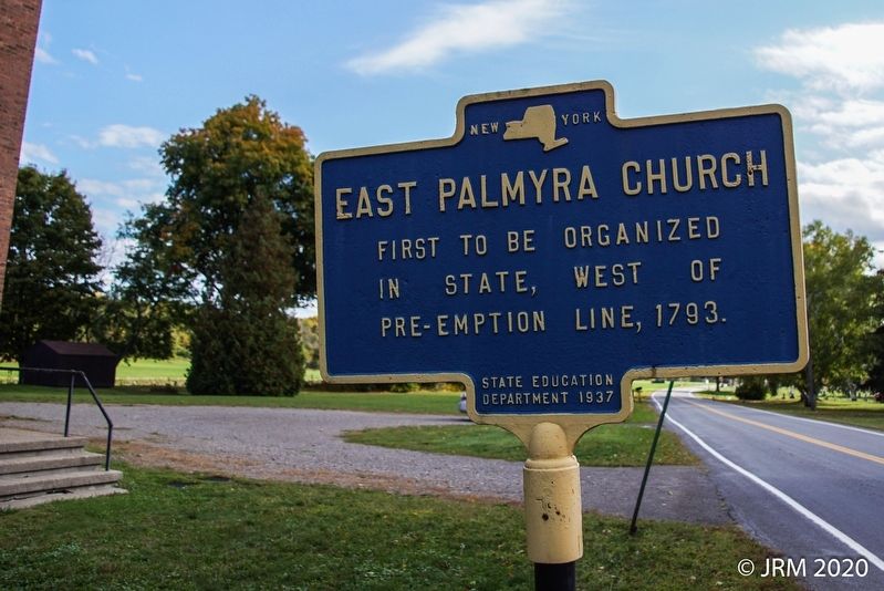 East Palmyra Church Marker image. Click for full size.