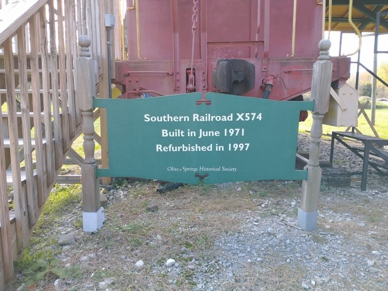 Southern Railroad X574 Marker. Click for full size. Southern Railroad X574 Marker image. Click for full size.