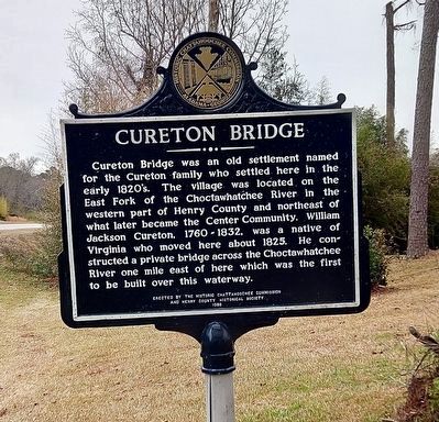 Cureton Bridge Marker image. Click for full size.