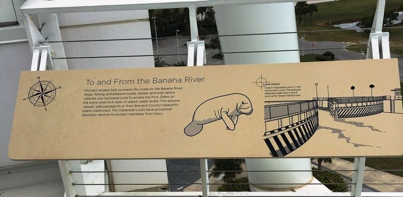 To and From the Banana River Marker image. Click for full size.