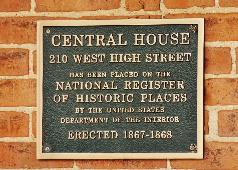 Central House Marker image. Click for full size.