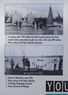 Built for Fun on the Shores of Walled Lake Marker — bottom left images image. Click for full size.