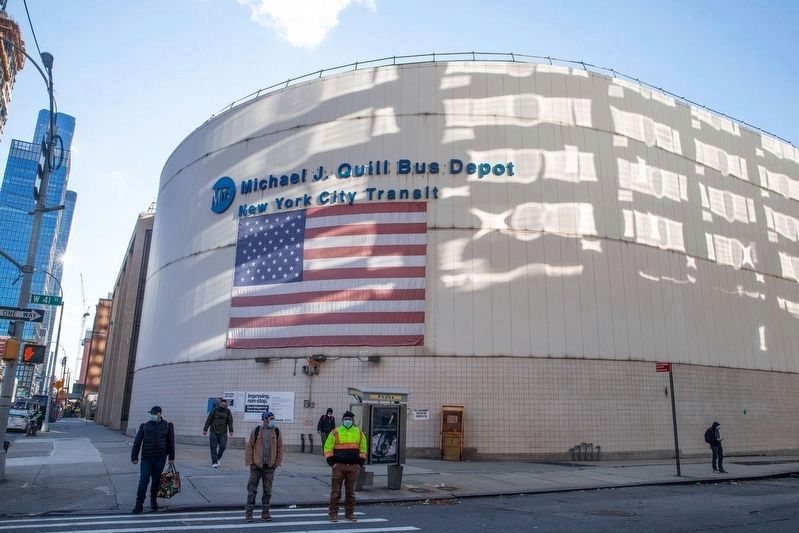 Michael J. Quill Bus Depot. Click for full size. Michael J. Quill Bus Depot image. Click for full size.