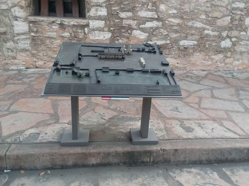 The Alamo 1891 Marker. Click for full size. The Alamo 1891 Marker image. Click for full size.