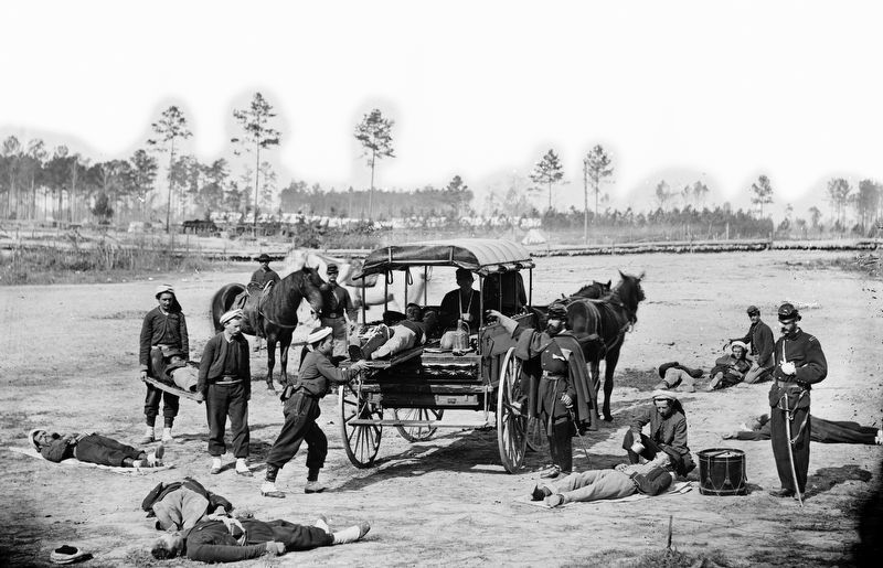 Zouave Ambulance Drill image. Click for full size.