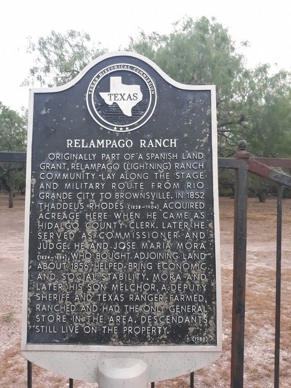 Relampago Ranch Marker image. Click for full size.