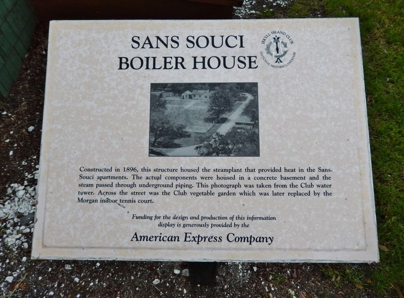 Sans Souci Boiler House Marker image. Click for full size.