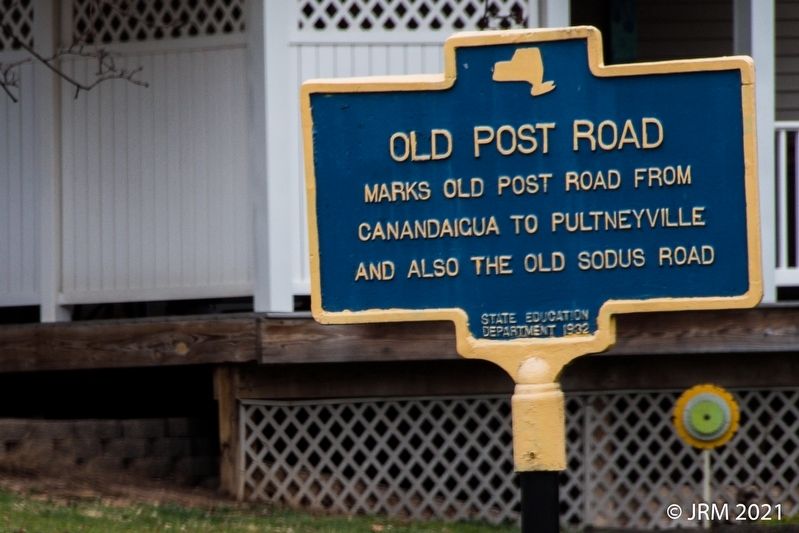Old Post Road Marker image. Click for full size.
