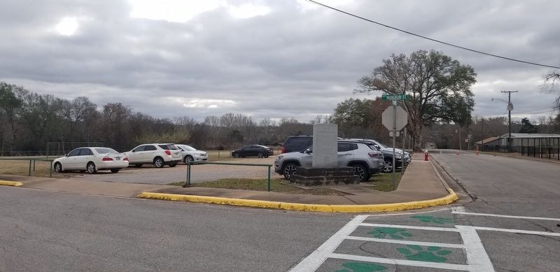 The view of the Site of Pickard High School Marker from the street image. Click for full size.