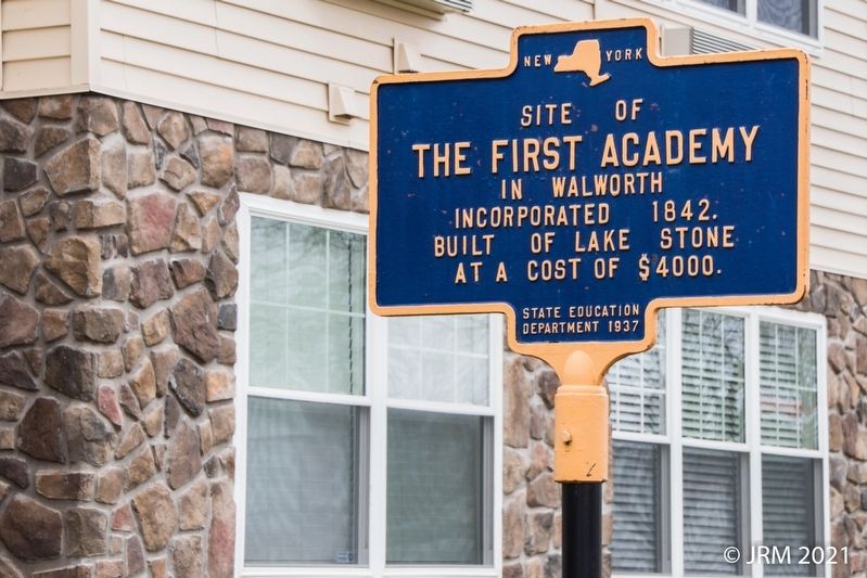 The First Academy Marker image. Click for full size.