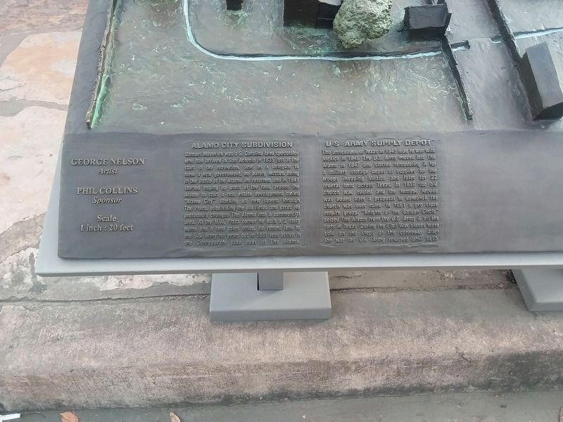 The Alamo 1891 Marker. Click for full size. The Alamo 1891 Marker image. Click for full size.