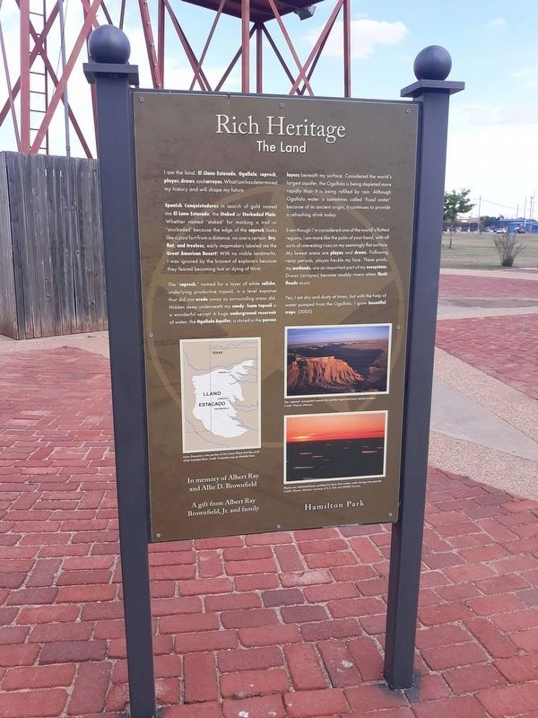 The Land Marker image. Click for full size.