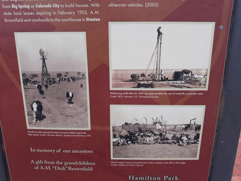 Ranching Marker detail. Click for full size. Ranching Marker detail image. Click for full size.
