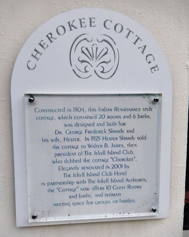Cherokee Cottage Marker image. Click for full size.