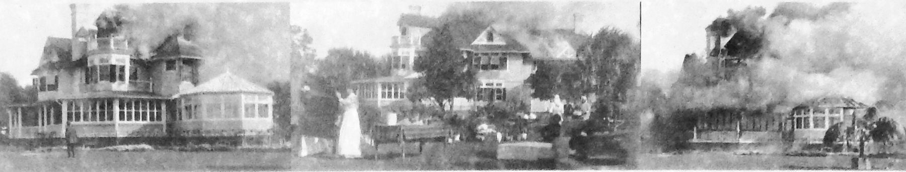 Marker detail: Solterra Cottage Fire, March 9, 1914 image. Click for full size.