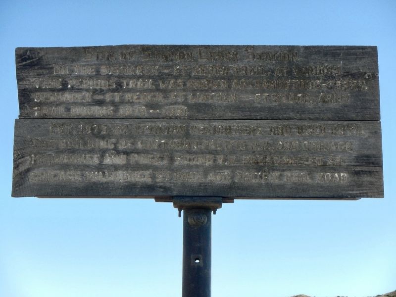 Site of Station Creek Station Marker. Click for full size. Site of Station Creek Station Marker image. Click for full size.