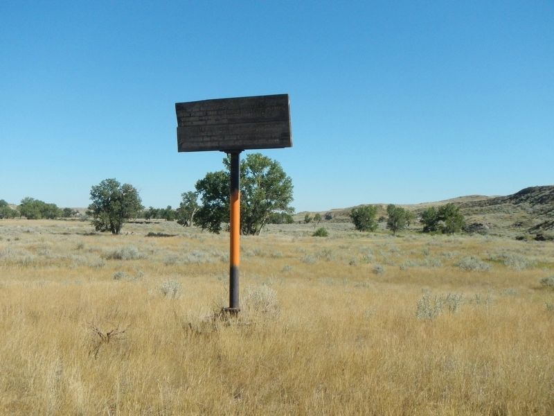Site of Station Creek Station Marker. Click for full size. Site of Station Creek Station Marker image. Click for full size.