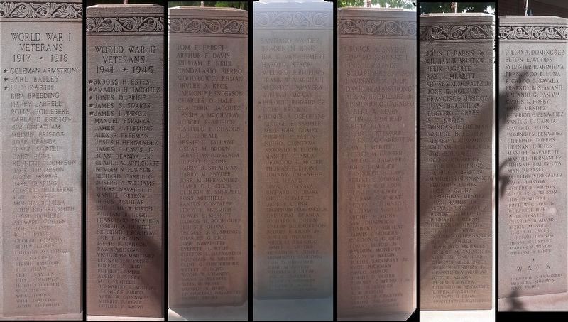 Culberson County Veterans Memorial image. Click for full size.