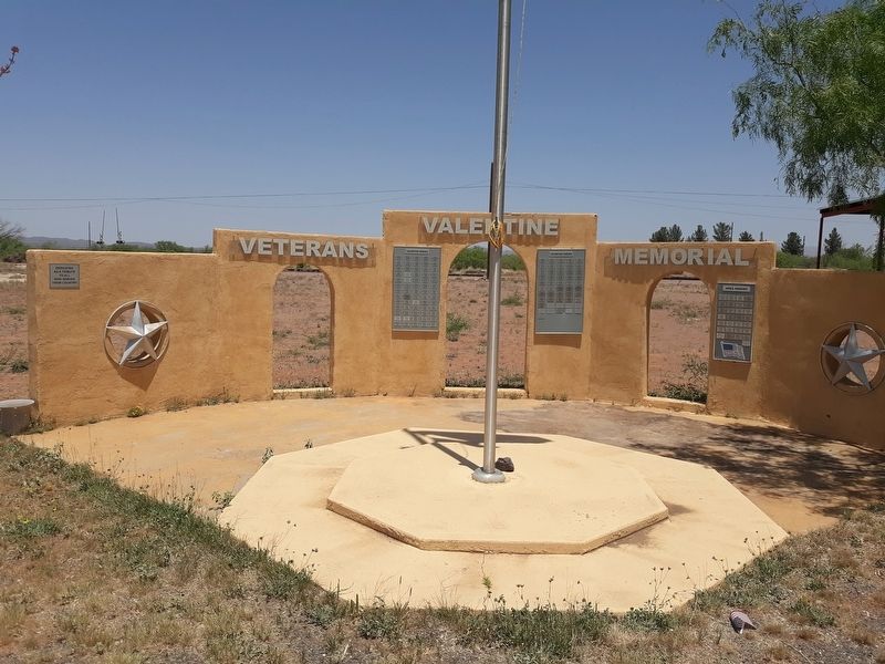 Valentine Veterans Memorial. Click for full size. Valentine Veterans Memorial image. Click for full size.