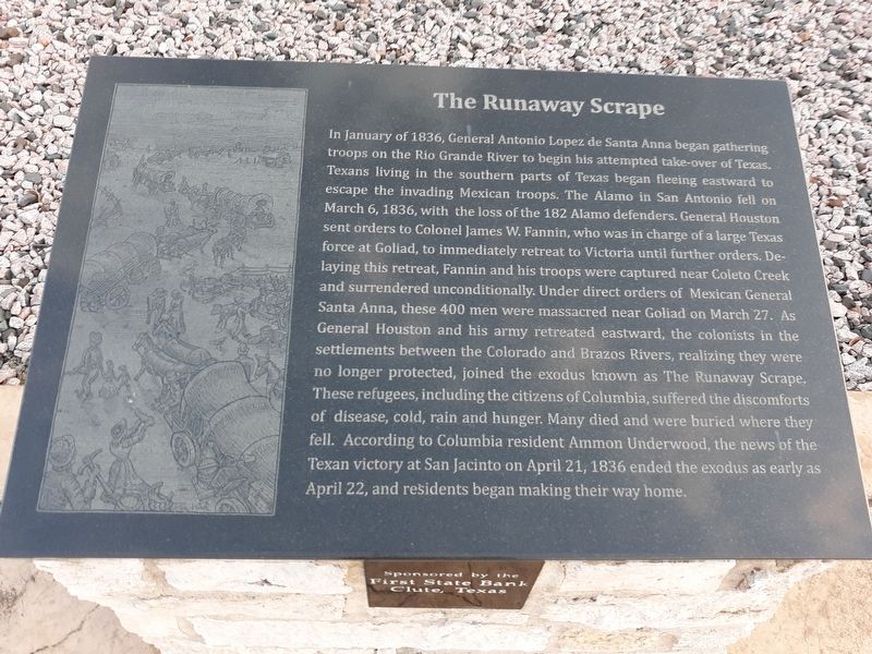 The Runaway Scrape Marker image. Click for full size.