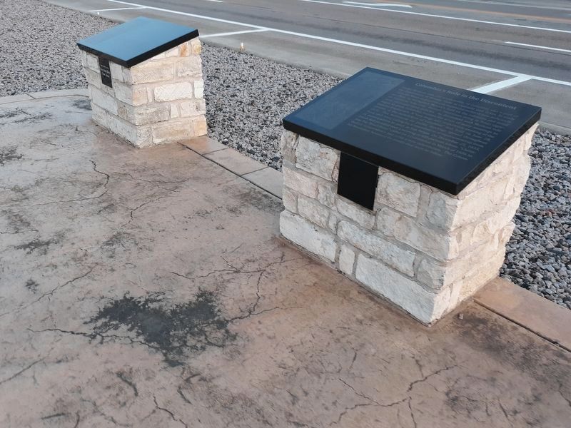 The Runaway Scrape Marker, to the left. Click for full size. The Runaway Scrape Marker, to the left image. Click for full size.