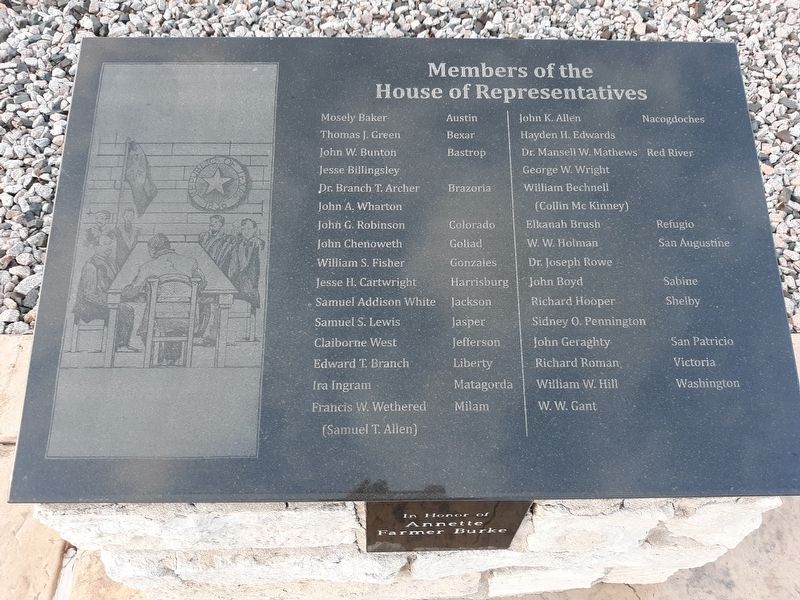 Members of the House of Representatives Marker image. Click for full size.