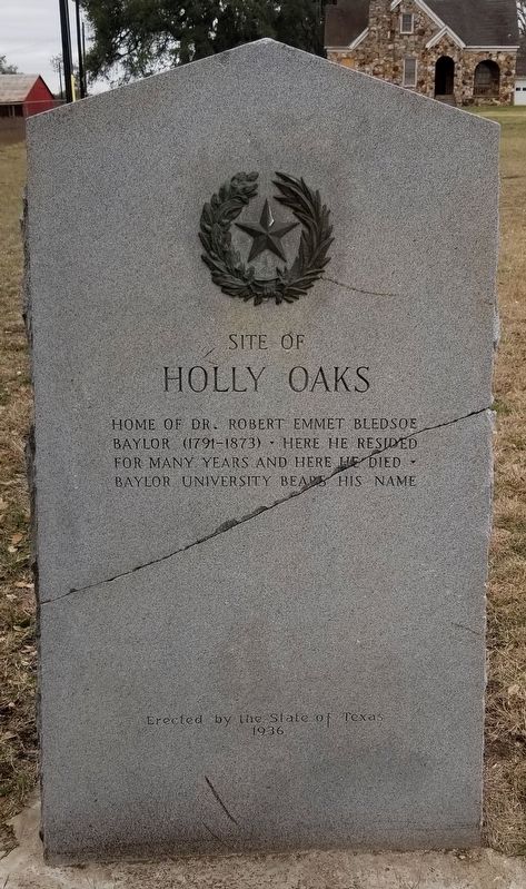 Site of Holly Oaks Marker. Click for full size. Site of Holly Oaks Marker image. Click for full size.