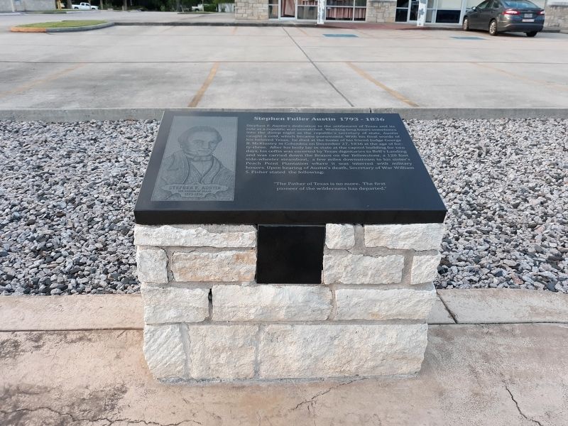 Stephen Fuller Austin Marker. Click for full size. Stephen Fuller Austin Marker image. Click for full size.