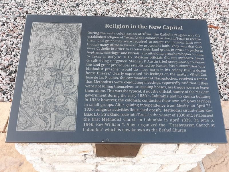 Religion in the New Capital Marker. Click for full size. Religion in the New Capital Marker image. Click for full size.