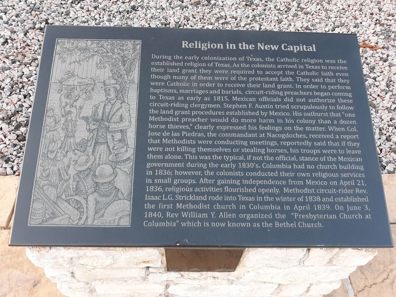 Religion in the New Capital Marker image. Click for full size.