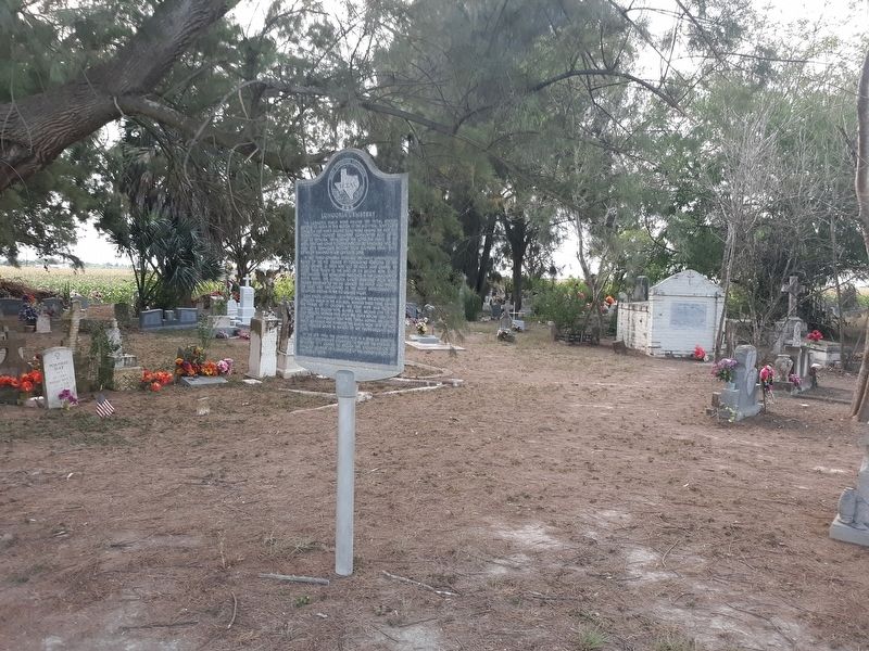 Longoria Cemetery Marker image. Click for full size.