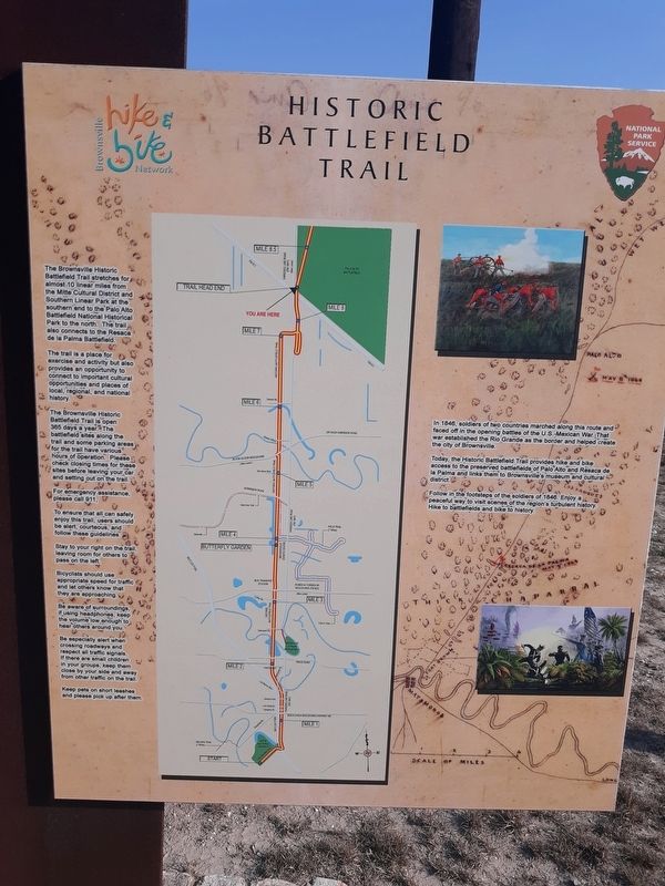 Historic Battlefield Trail Marker image. Click for full size.