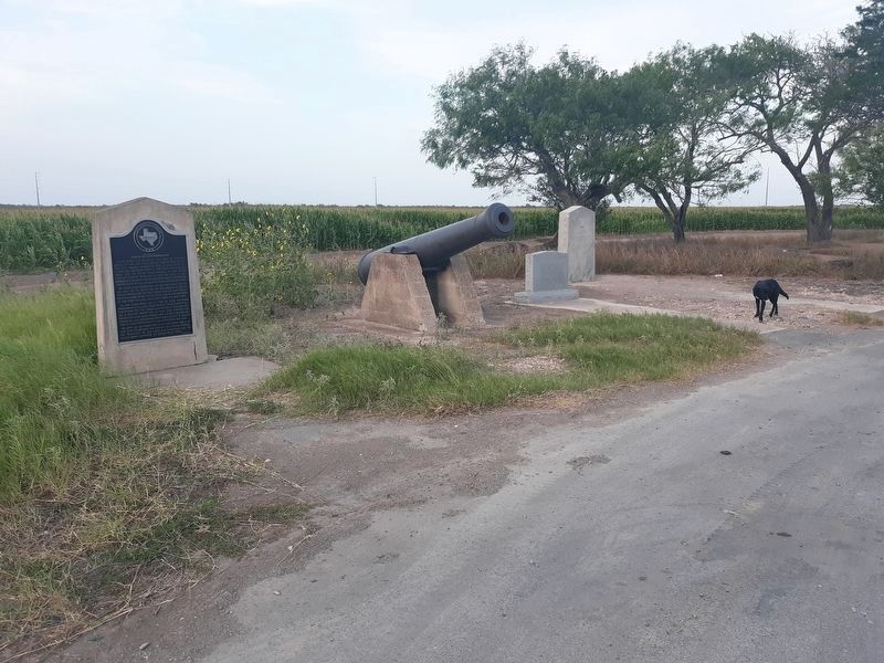 The Spot Where "American Blood was Shed on American Soil" Marker and other nearby markers image. Click for full size.