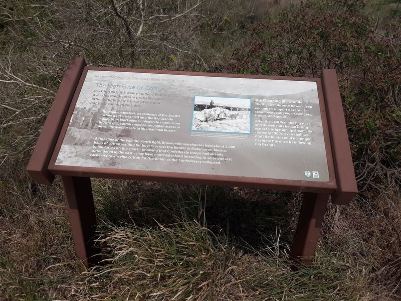 Lower Rio Grande Valley National Wildlife Refuge Palmito Battlefield Marker. Click for full size. Lower Rio Grande Valley National Wildlife Refuge Palmito Battlefield Marker image. Click for full size.