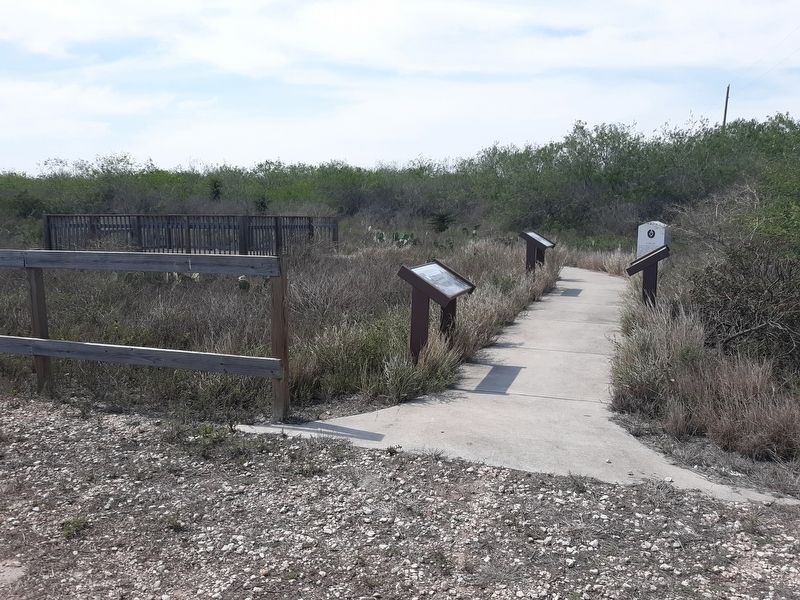 Lower Rio Grande Valley National Wildlife Refuge Palmito Battlefield Marker image. Click for full size.