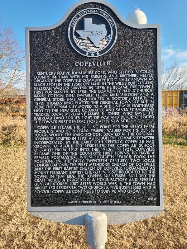Copeville Marker image. Click for full size.