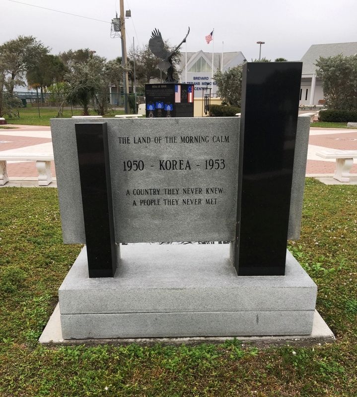 Korean Veterans Memorial (reverse side) image. Click for full size.