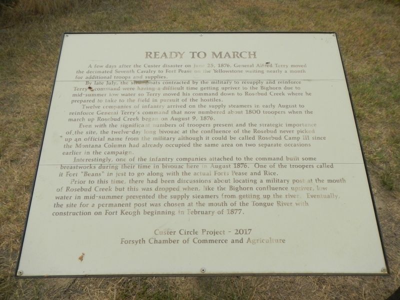 Ready to March Marker. Click for full size. Ready to March Marker image. Click for full size.