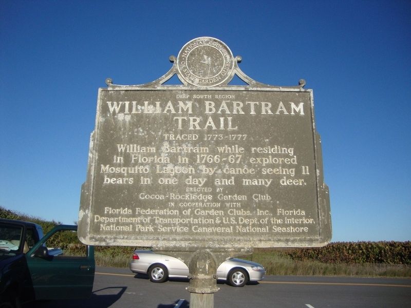 William Bartram Trail Marker. Click for full size. William Bartram Trail Marker image. Click for full size.
