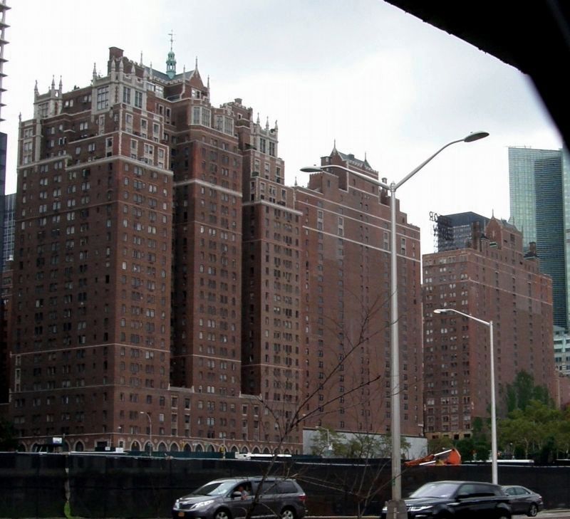 The First avenue side of Tudor City image. Click for full size.