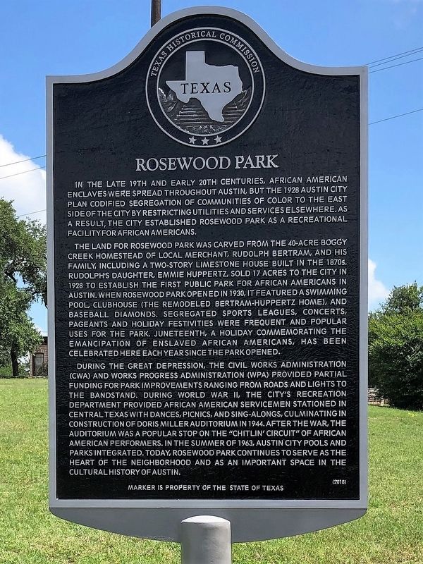 Rosewood Park Marker image. Click for full size.