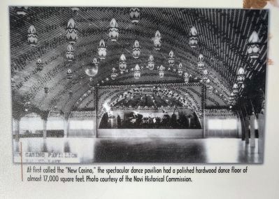 Walled Lake Casino: Where Detroiters Came to Dance Marker — bottom left image image. Click for full size.