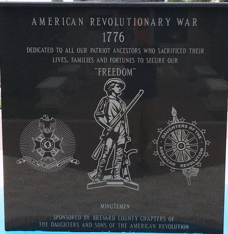 American Revolutionary War Marker. Click for full size. American Revolutionary War Marker image. Click for full size.